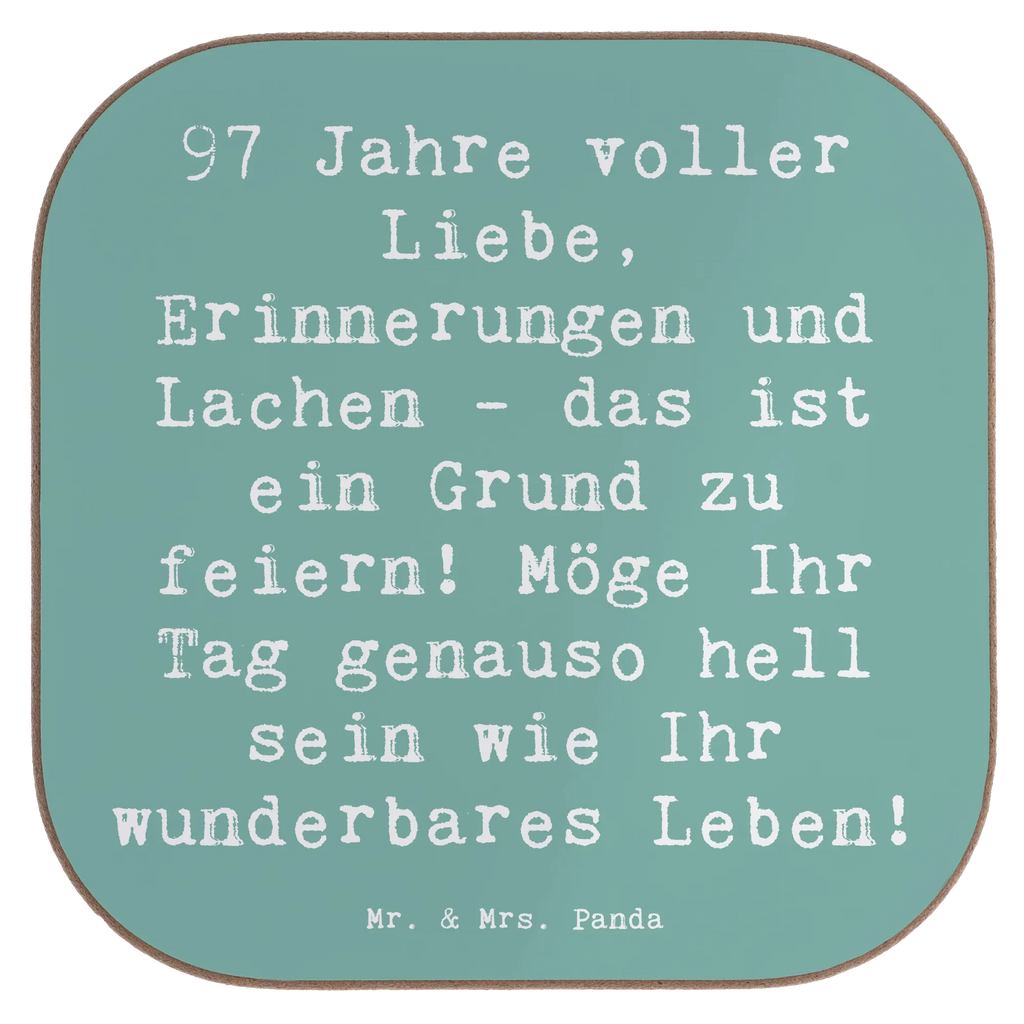 Square coaster Saying 97 Jahre voller Liebe, Erinnerungen und Lachen - das ist ein Grund zu feiern! Möge Ihr Tag genauso hell sein wie Ihr wunderbares Leben! Untersetzer aus Holz, Glasuntersetzer, Untersetzer Holz, Untersetzer, Untersetzer für Gläser, Untersetzer Design, Getränkeuntersetzer, Holzuntersetzer, Untersetzer Gläser, Tassen Untersetzer, Korkuntersetzer, Bierdeckel, Geburtstag, Geburtstagsgeschenk, Geschenk