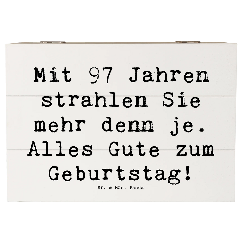 Holzkiste Spruch 97. Geburtstag Strahlen Geschenkdose, Holzkiste, Aufbewahrungsbox, Schatulle, XXL, Erinnerungskiste, Schatzkiste, Kiste, Geschenkbox, Erinnerungsbox, Truhe, Dekokiste, Geburtstag, Geburtstagsgeschenk, Geschenk