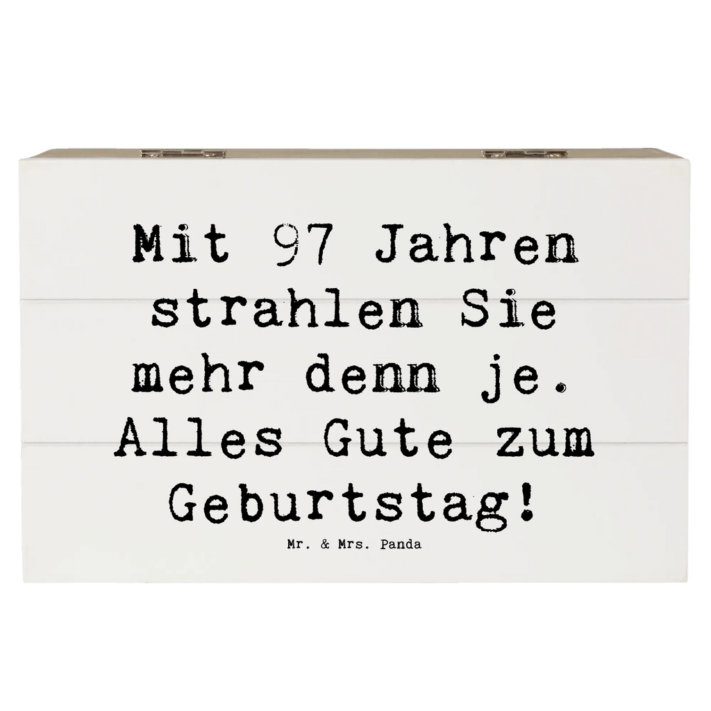 Holzkiste Spruch 97. Geburtstag Strahlen Geschenkdose, Holzkiste, Aufbewahrungsbox, Schatulle, XXL, Erinnerungskiste, Schatzkiste, Kiste, Geschenkbox, Erinnerungsbox, Truhe, Dekokiste, Geburtstag, Geburtstagsgeschenk, Geschenk