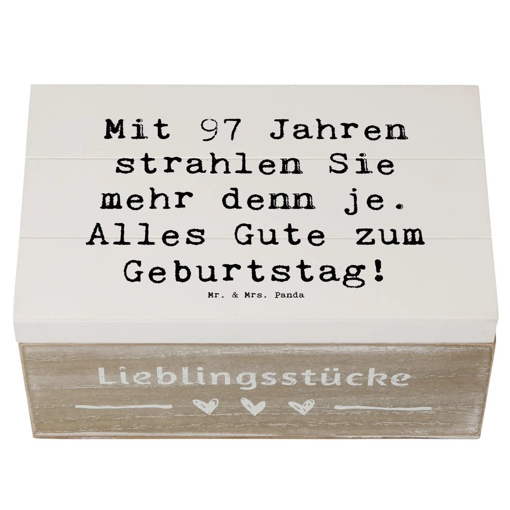 Holzkiste Spruch 97. Geburtstag Strahlen Geschenkdose, Holzkiste, Aufbewahrungsbox, Schatulle, XXL, Erinnerungskiste, Schatzkiste, Kiste, Geschenkbox, Erinnerungsbox, Truhe, Dekokiste, Geburtstag, Geburtstagsgeschenk, Geschenk