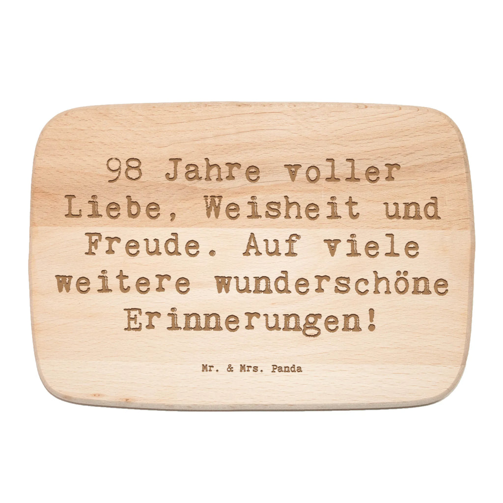 Küchenbrett Spruch 98. Geburtstag Freude Frühstücksbrettchen, Frühstücksbrett, Schneidebrett Holz, Küchenbrett, Schneidebrett, Holzbrett, Geburtstag, Geburtstagsgeschenk, Geschenk