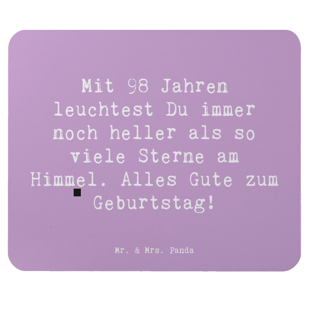 Mauspad Spruch 98. Geburtstag Leuchten PC Zubehör, Mausunterlage, Mauspad Büro, Büroausstattung, Einzigartiges Mauspad, Designer Mauspad, Computer zubehör, Mousepad, Mauspad, Arbeitszimmer, Geburtstag, Geburtstagsgeschenk, Geschenk
