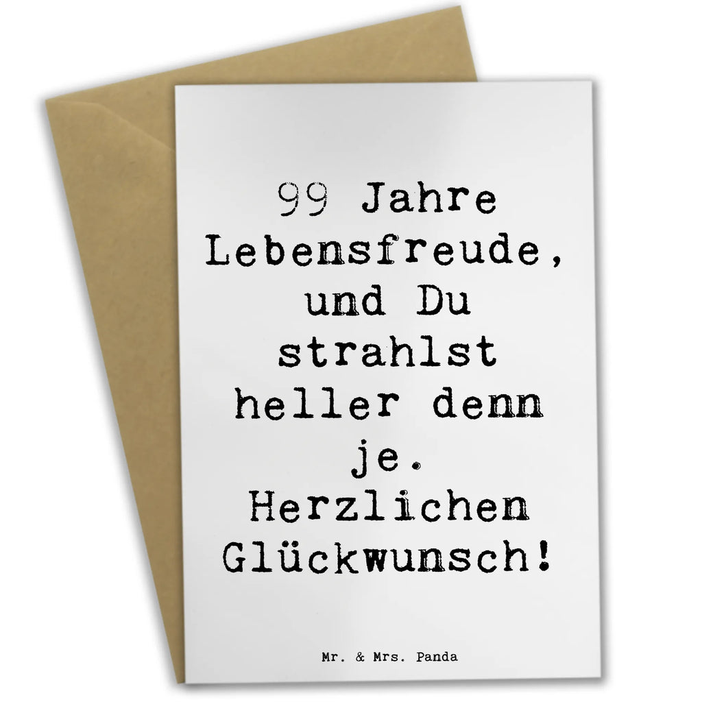 Greetings card Saying 99 Jahre Lebensfreude, und Du strahlst heller denn je. Herzlichen Glückwunsch! Hochzeitskarte, Klappkarte, Ansichtskarten, Karte, Glückwunschkarte, Einladungskarte, Geburtstagskarte, Grußkarte, Geburtstag, Geburtstagsgeschenk, Geschenk