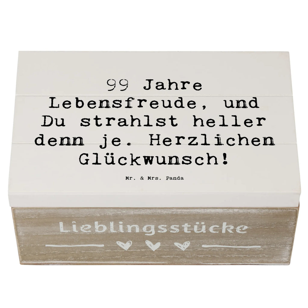 Holzkiste Spruch 99. Geburtstag Lebensfreude Schatulle, Holzkiste, Schatzkiste, Erinnerungskiste, Aufbewahrungsbox, XXL, Truhe, Geschenkdose, Kiste, Dekokiste, Geschenkbox, Erinnerungsbox, Geburtstag, Geburtstagsgeschenk, Geschenk