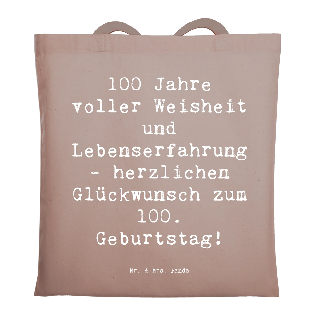 Tragetasche Spruch 100. Geburtstag Beutel, Umhängetasche, Shopper, Tragetasche, Stofftasche, Schultertasche, Badetasche, Laptoptasche, Beuteltasche, Jutetasche, Tasche, Einkaufstasche, Stoffbeutel, Strandtasche, Jutebeutel, Einkaufstüte, Geburtstag, Geburtstagsgeschenk, Geschenk