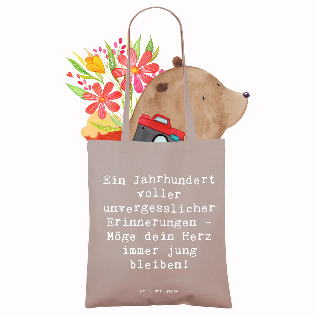 Tragetasche Spruch 100. Geburtstag Erinnerungen Beuteltasche, Beutel, Einkaufstasche, Jutebeutel, Stoffbeutel, Tasche, Shopper, Umhängetasche, Strandtasche, Schultertasche, Stofftasche, Tragetasche, Badetasche, Jutetasche, Einkaufstüte, Laptoptasche, Geburtstag, Geburtstagsgeschenk, Geschenk