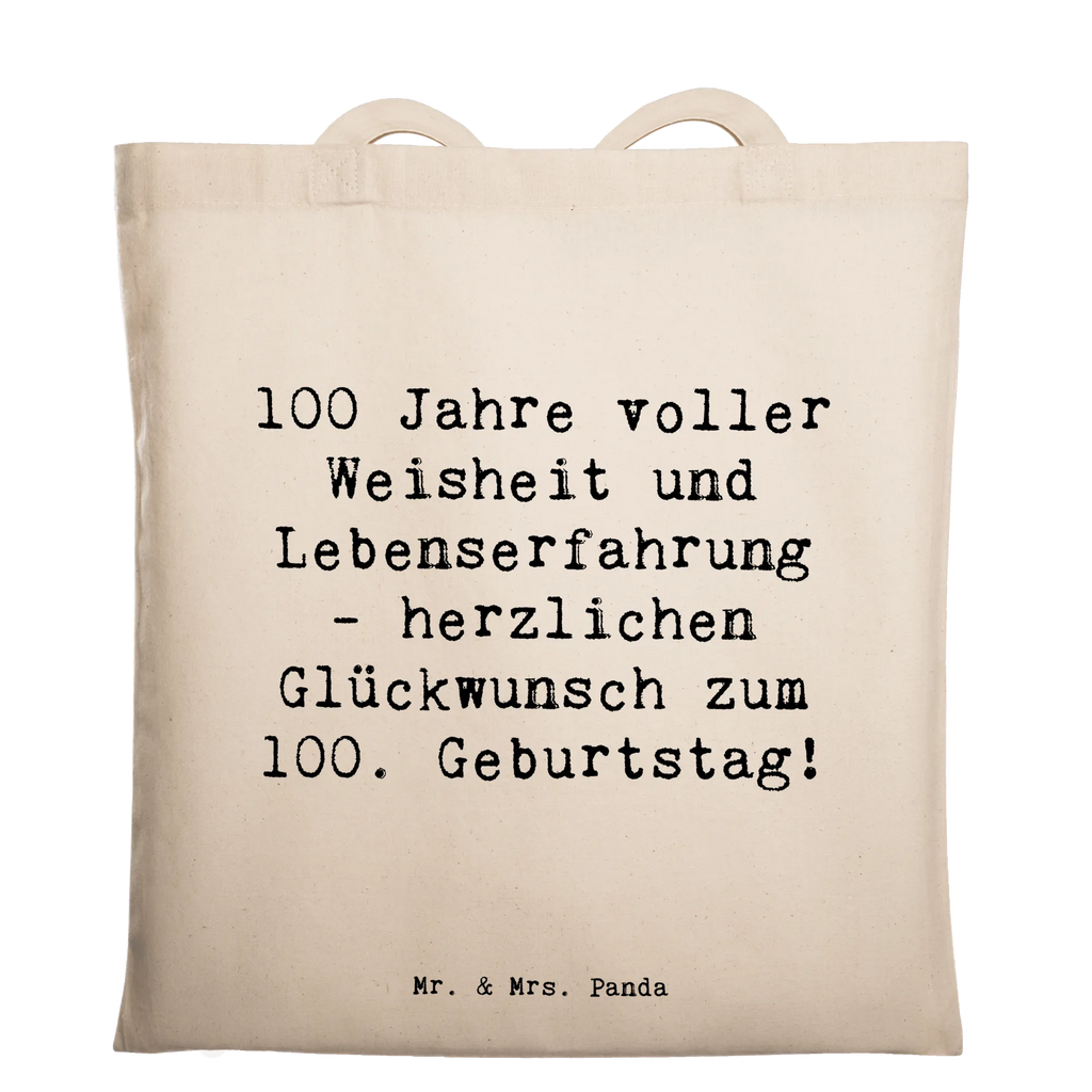 Tragetasche Spruch 100. Geburtstag Beutel, Umhängetasche, Shopper, Tragetasche, Stofftasche, Schultertasche, Badetasche, Laptoptasche, Beuteltasche, Jutetasche, Tasche, Einkaufstasche, Stoffbeutel, Strandtasche, Jutebeutel, Einkaufstüte, Geburtstag, Geburtstagsgeschenk, Geschenk