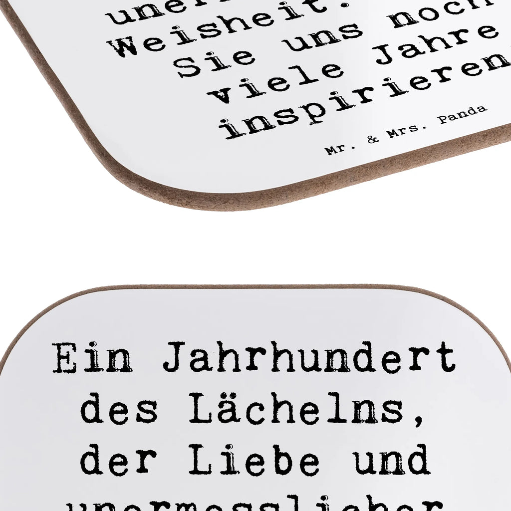 Square coaster Saying Ein Jahrhundert des Lächelns, der Liebe und unermesslicher Weisheit. Mögen Sie uns noch viele Jahre inspirieren! Untersetzer für Gläser, Glasuntersetzer, Getränkeuntersetzer, Untersetzer Design, Untersetzer, Untersetzer Gläser, Bierdeckel, Tassen Untersetzer, Holzuntersetzer, Korkuntersetzer, Untersetzer Holz, Untersetzer aus Holz, Geburtstag, Geburtstagsgeschenk, Geschenk