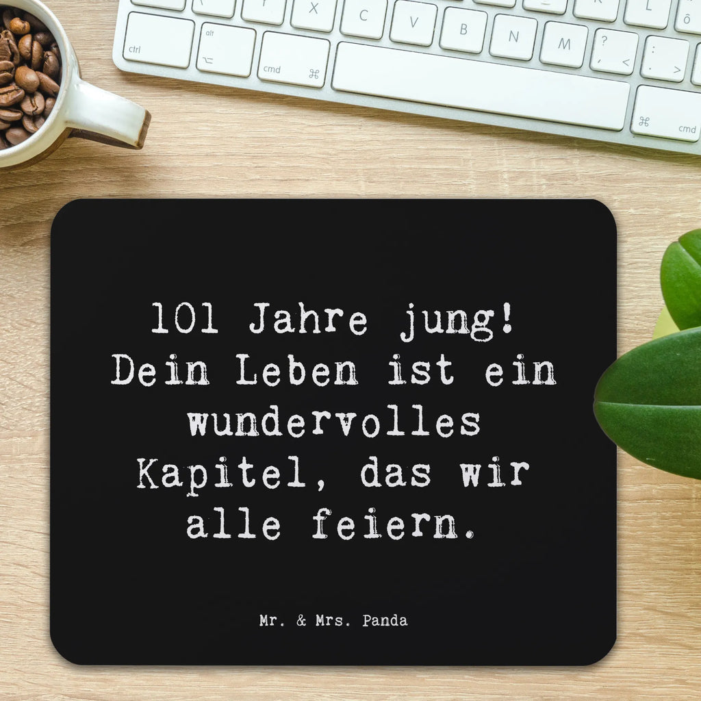 Mauspad Spruch 101. Geburtstag Feier Arbeitszimmer, PC Zubehör, Mausunterlage, Mousepad, Mauspad, Einzigartiges Mauspad, Computer zubehör, Designer Mauspad, Mauspad Büro, Büroausstattung, Geburtstag, Geburtstagsgeschenk, Geschenk