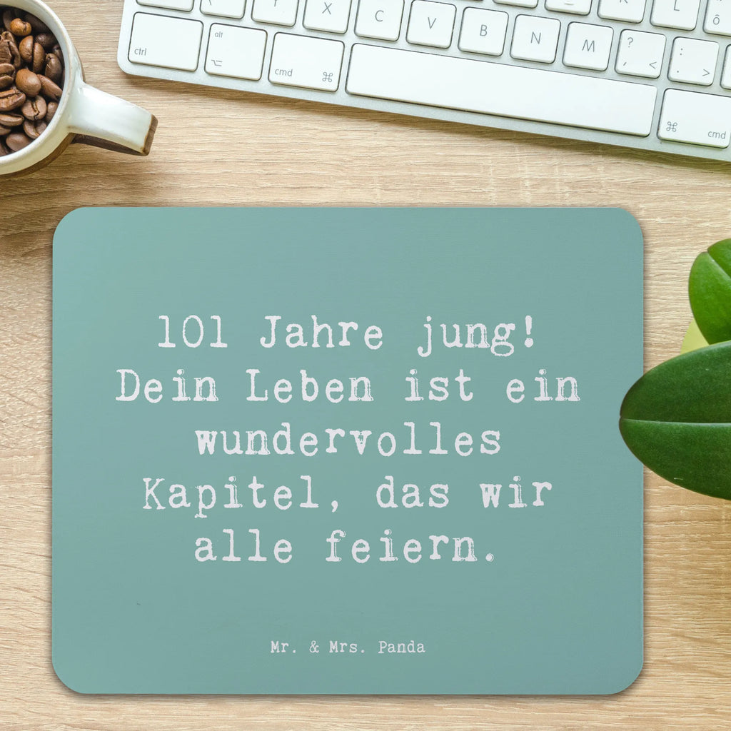 Mauspad Spruch 101. Geburtstag Feier Arbeitszimmer, PC Zubehör, Mausunterlage, Mousepad, Mauspad, Einzigartiges Mauspad, Computer zubehör, Designer Mauspad, Mauspad Büro, Büroausstattung, Geburtstag, Geburtstagsgeschenk, Geschenk