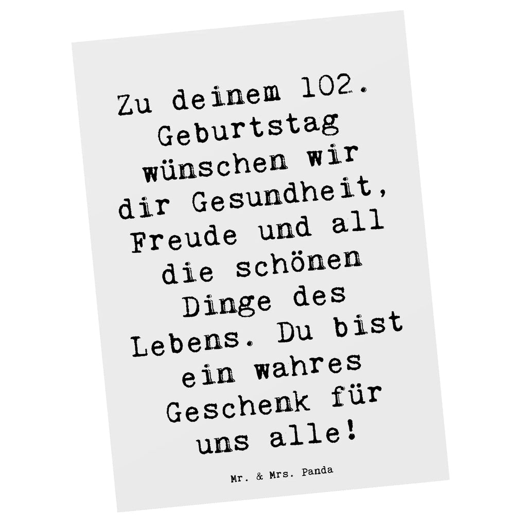 Postkarte Spruch 102. Geburtstag Einladung, Einladung Geburtstag, Grußkarte, Dankeskarte, Karte, Geschenkkarte, Postkarte, Einladungskarte, Ansichtskarte, Ansichtskarten, Geburtstagskarte, Einladungskarten Geburtstag, Geburtstag, Geburtstagsgeschenk, Geschenk