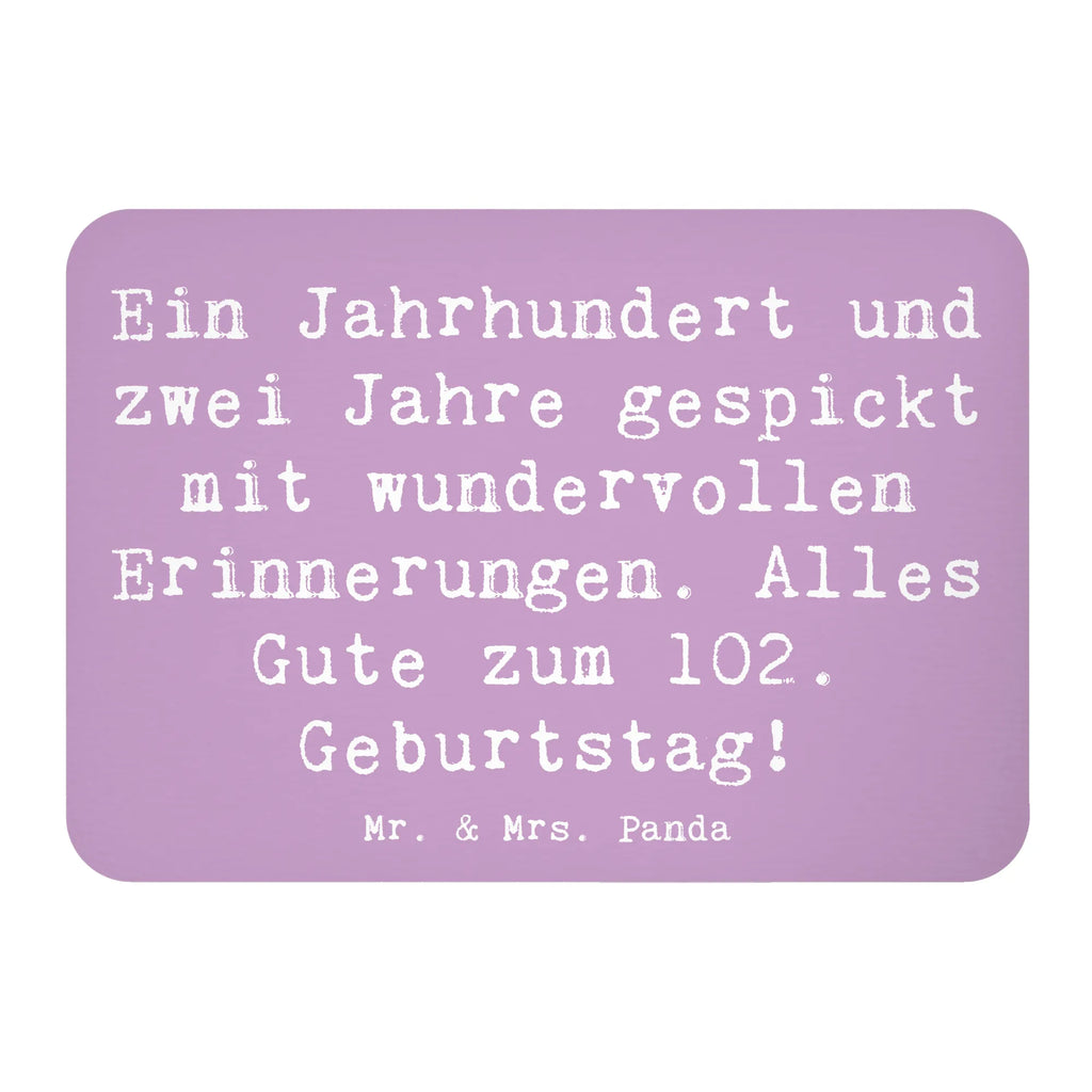 Magnet Saying Ein Jahrhundert und zwei Jahre gespickt mit wundervollen Erinnerungen. Alles Gute zum 102. Geburtstag! Kühlschrank Dekoration, Notiz Magnet, Kühlschrankmagnet, Dekomagnet, Pinnwandmagnet, Whiteboard Magnet, Motivmagnete, Souvenir Magnet, Geburtstag, Geburtstagsgeschenk, Geschenk