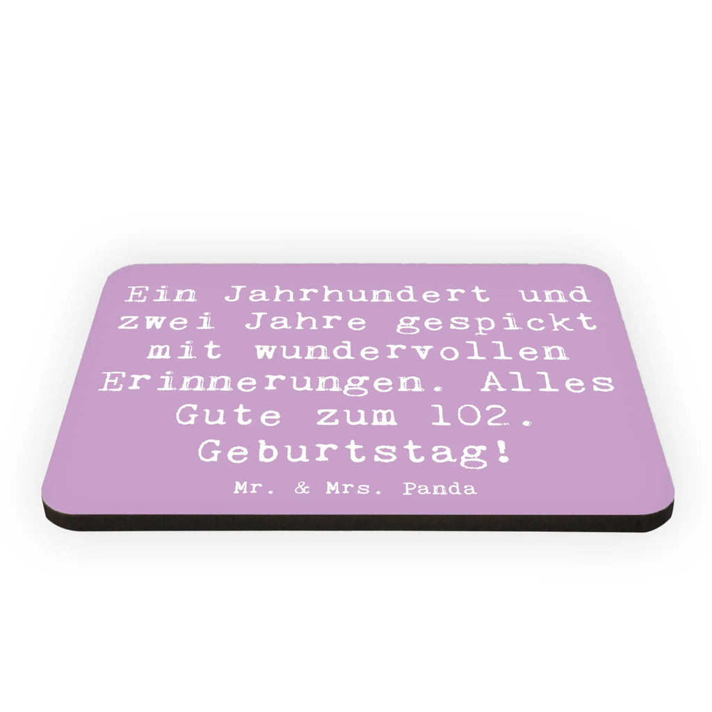 Magnet Saying Ein Jahrhundert und zwei Jahre gespickt mit wundervollen Erinnerungen. Alles Gute zum 102. Geburtstag! Kühlschrank Dekoration, Notiz Magnet, Kühlschrankmagnet, Dekomagnet, Pinnwandmagnet, Whiteboard Magnet, Motivmagnete, Souvenir Magnet, Geburtstag, Geburtstagsgeschenk, Geschenk