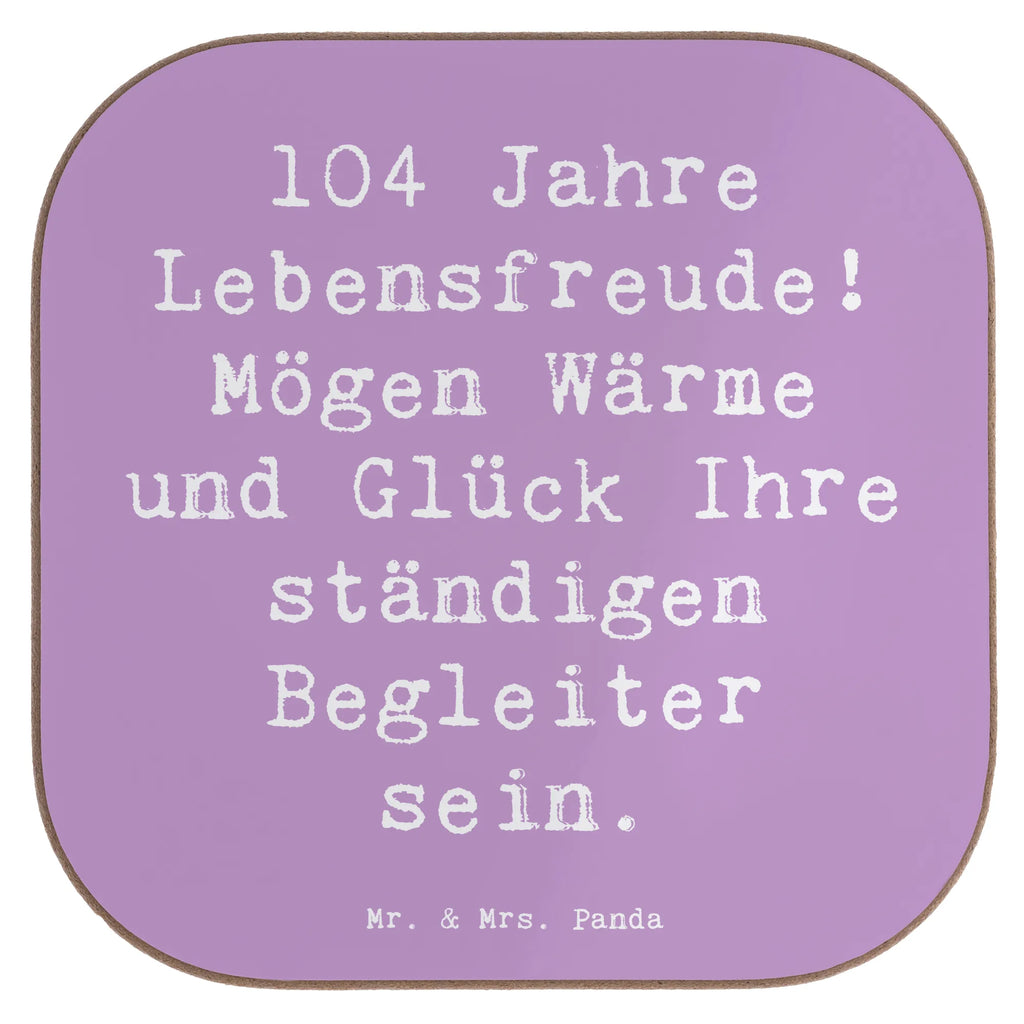 Square coaster Saying 104 Jahre Lebensfreude! Mögen Wärme und Glück Ihre ständigen Begleiter sein. Tassen Untersetzer, Untersetzer aus Holz, Glasuntersetzer, Untersetzer, Untersetzer für Gläser, Korkuntersetzer, Untersetzer Holz, Getränkeuntersetzer, Holzuntersetzer, Bierdeckel, Untersetzer Gläser, Untersetzer Design, Geburtstag, Geburtstagsgeschenk, Geschenk