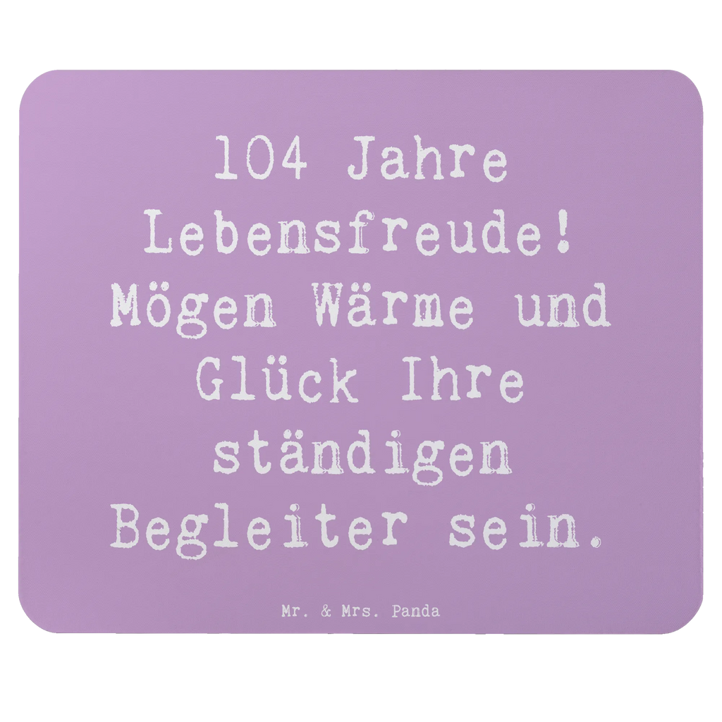 Mouse mat Saying 104 Jahre Lebensfreude! Mögen Wärme und Glück Ihre ständigen Begleiter sein. Computer zubehör, Designer Mauspad, Mousepad, Büroausstattung, Arbeitszimmer, Mauspad Büro, Einzigartiges Mauspad, Mausunterlage, Mauspad, PC Zubehör, Geburtstag, Geburtstagsgeschenk, Geschenk