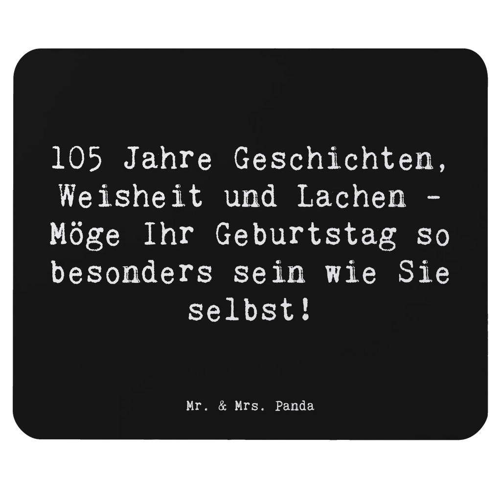 Mauspad Spruch 105. Geburtstag PC Zubehör, Mauspad, Computer zubehör, Mausunterlage, Mousepad, Mauspad Büro, Designer Mauspad, Einzigartiges Mauspad, Arbeitszimmer, Büroausstattung, Geburtstag, Geburtstagsgeschenk, Geschenk