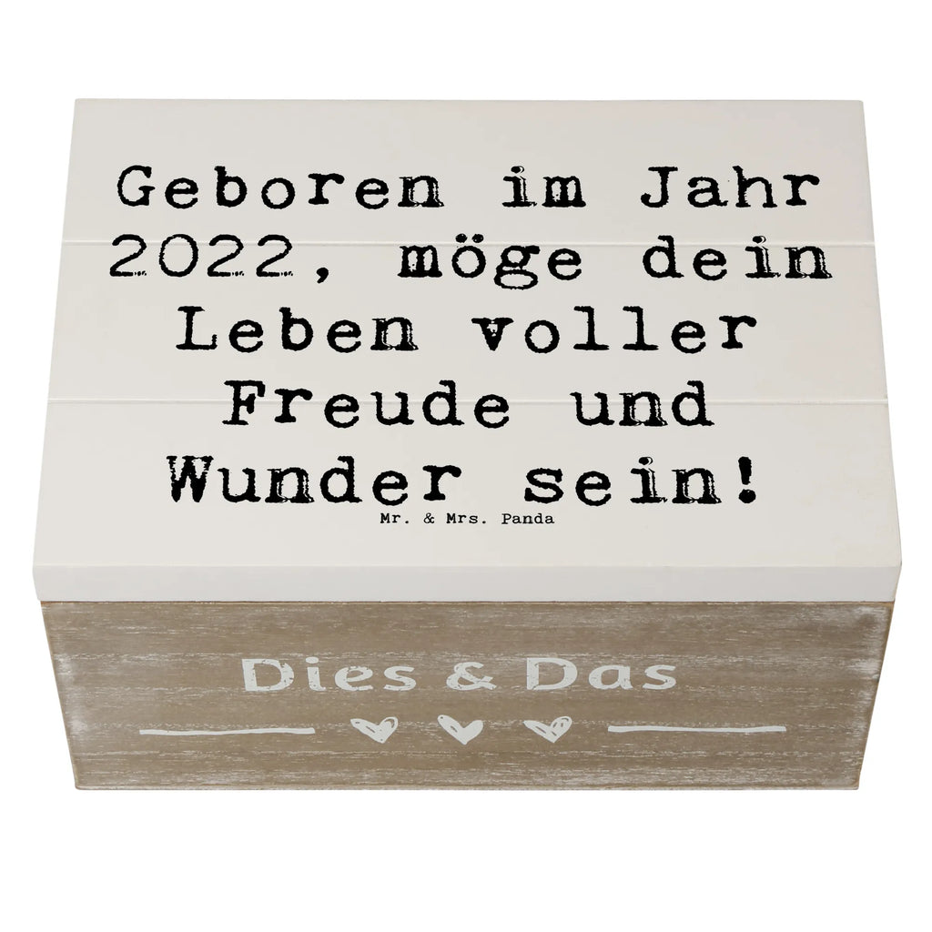 Wooden chest Saying Geboren im Jahr 2022, möge dein Leben voller Freude und Wunder sein! Aufbewahrungsbox, Schatzkiste, Dekokiste, Kiste, Holzkiste, Geschenkbox, Schatulle, Truhe, XXL, Erinnerungskiste, Erinnerungsbox, Geschenkdose, Geburtstag, Geburtstagsgeschenk, Geschenk