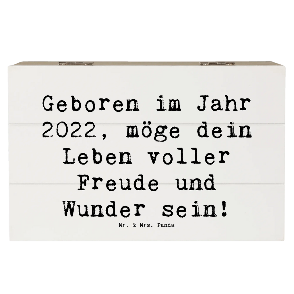 Wooden chest Saying Geboren im Jahr 2022, möge dein Leben voller Freude und Wunder sein! Aufbewahrungsbox, Schatzkiste, Dekokiste, Kiste, Holzkiste, Geschenkbox, Schatulle, Truhe, XXL, Erinnerungskiste, Erinnerungsbox, Geschenkdose, Geburtstag, Geburtstagsgeschenk, Geschenk