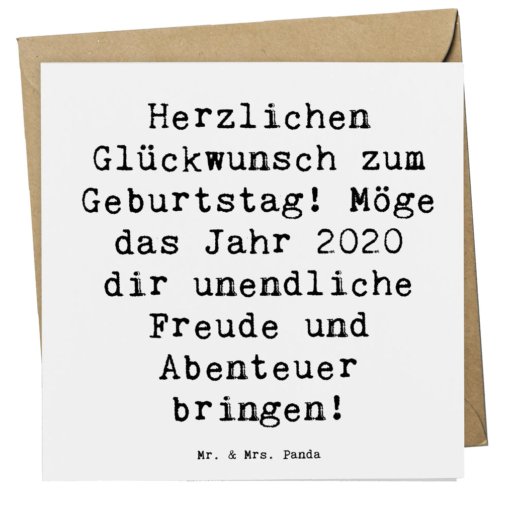 Deluxe Karte Spruch 2020 Geburtstag Freude Karte, Grußkarte, Klappkarte, Einladungskarte, Glückwunschkarte, Hochzeitskarte, Geburtstagskarte, Hochwertige Grußkarte, Hochwertige Klappkarte, Geburtstag, Geburtstagsgeschenk, Geschenk