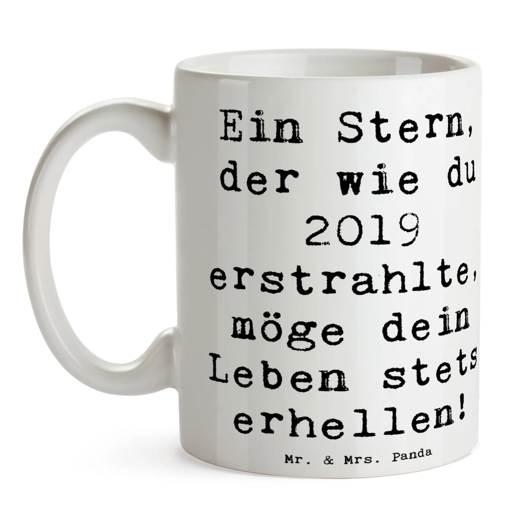 Tasse Spruch 2019 Geburtstag Stern Porzellantasse, Keramiktasse, Teetasse, Tasse mit Motiven, Tasse mit Zitaten, Tasse, Geschenktasse, Bürotasse, Kaffeetasse, Geburtstag, Geburtstagsgeschenk, Geschenk