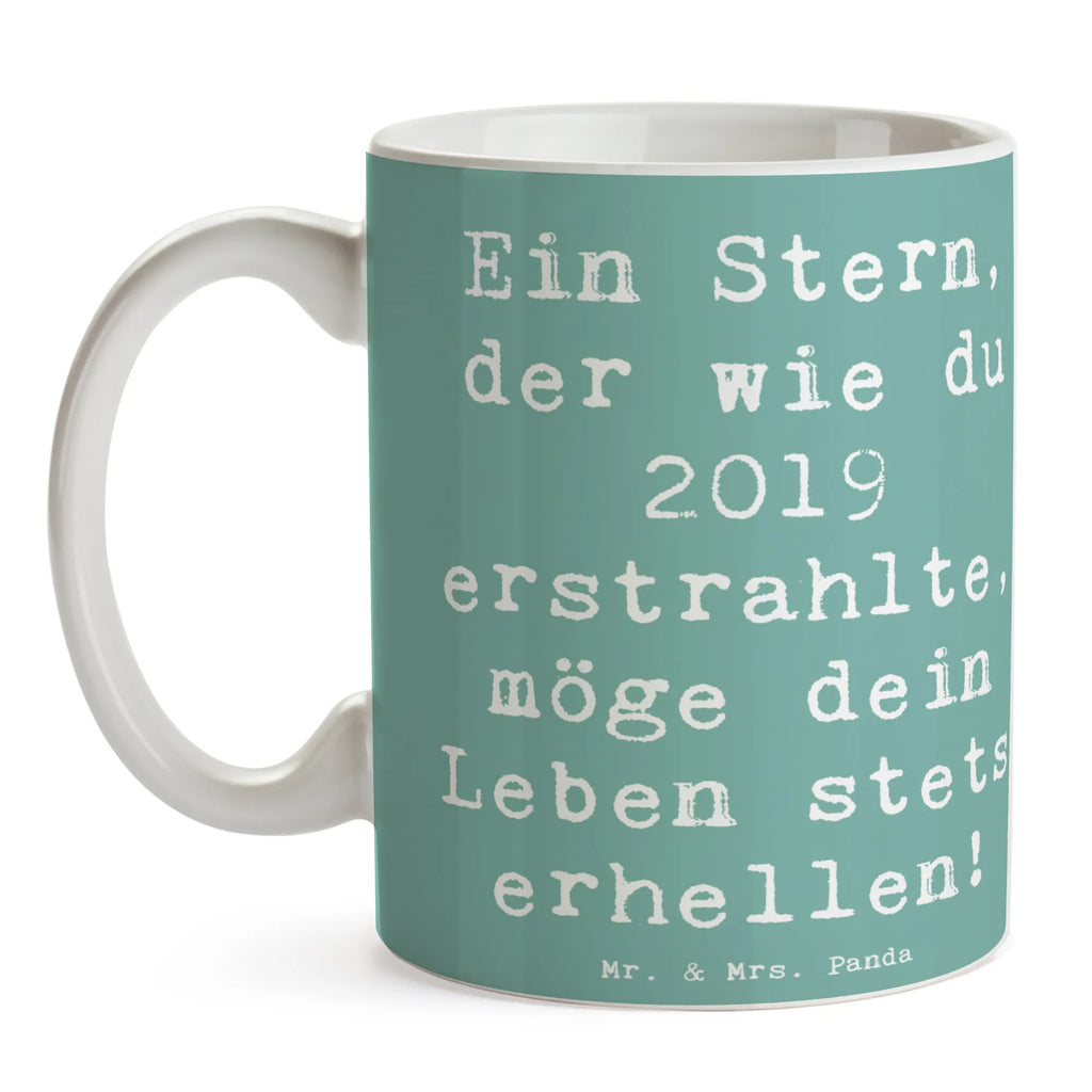 Tasse Spruch 2019 Geburtstag Stern Porzellantasse, Keramiktasse, Teetasse, Tasse mit Motiven, Tasse mit Zitaten, Tasse, Geschenktasse, Bürotasse, Kaffeetasse, Geburtstag, Geburtstagsgeschenk, Geschenk