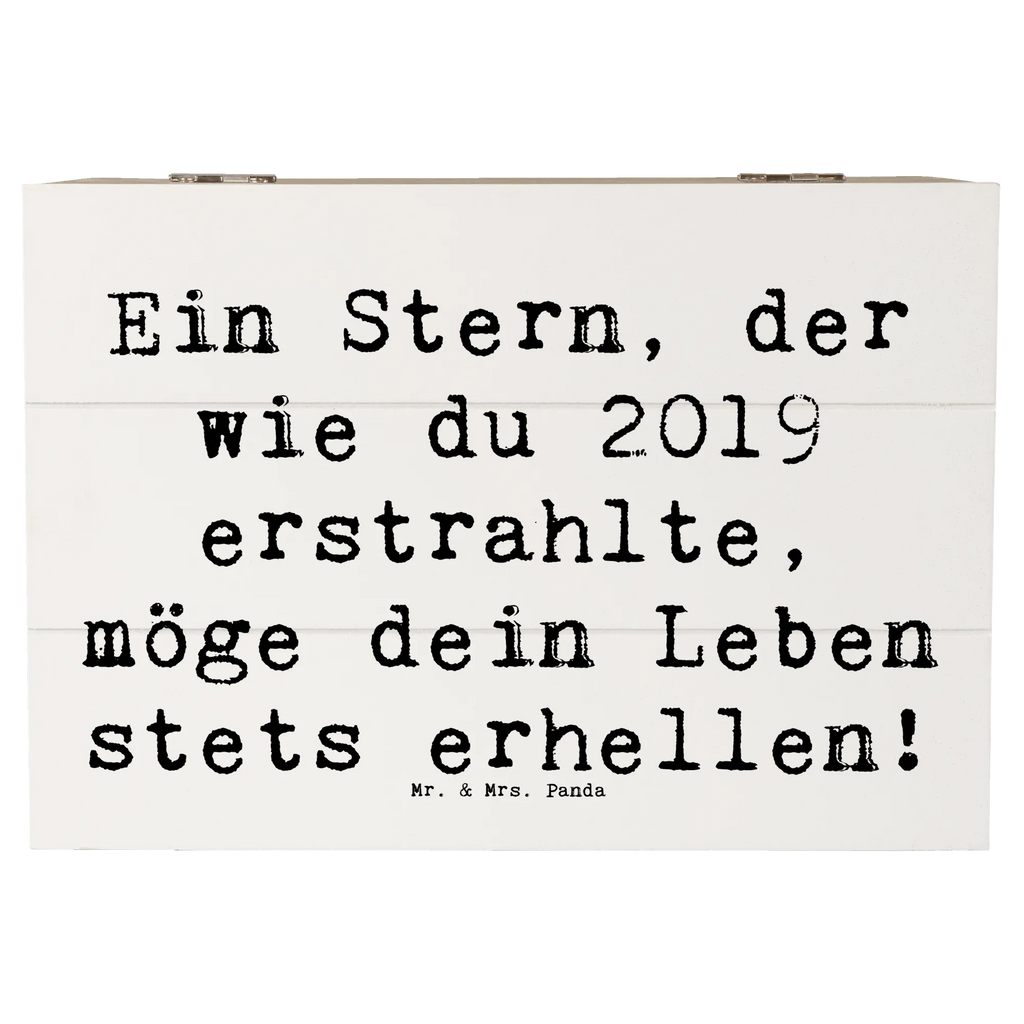 Wooden chest Saying Ein Stern, der wie du 2019 erstrahlte, möge dein Leben stets erhellen! Geschenkdose, Erinnerungskiste, Erinnerungsbox, Geschenkbox, Truhe, Holzkiste, Kiste, XXL, Schatulle, Schatzkiste, Dekokiste, Aufbewahrungsbox, Geburtstag, Geburtstagsgeschenk, Geschenk