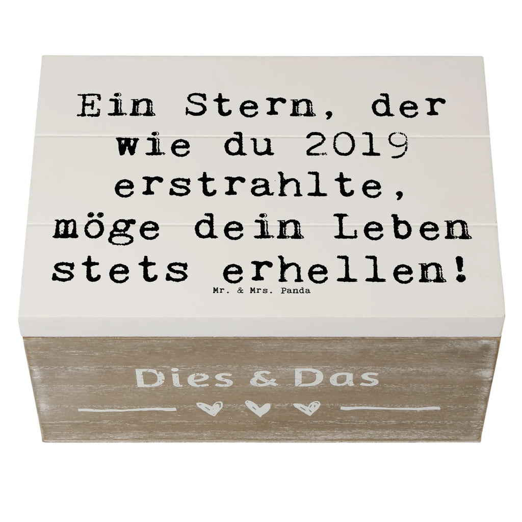 Wooden chest Saying Ein Stern, der wie du 2019 erstrahlte, möge dein Leben stets erhellen! Geschenkdose, Erinnerungskiste, Erinnerungsbox, Geschenkbox, Truhe, Holzkiste, Kiste, XXL, Schatulle, Schatzkiste, Dekokiste, Aufbewahrungsbox, Geburtstag, Geburtstagsgeschenk, Geschenk