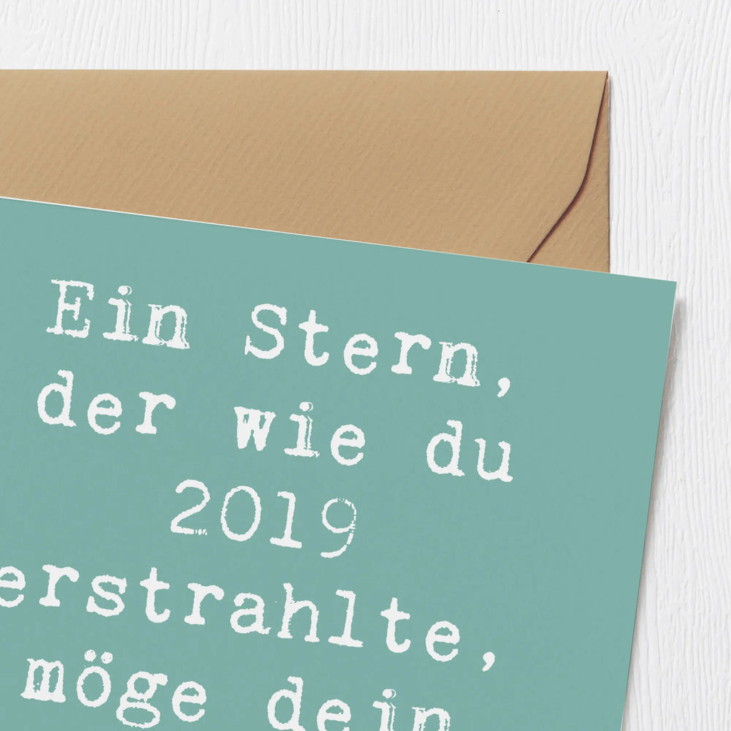 Deluxe Karte Spruch 2019 Geburtstag Stern Karte, Grußkarte, Klappkarte, Einladungskarte, Glückwunschkarte, Hochzeitskarte, Geburtstagskarte, Hochwertige Grußkarte, Hochwertige Klappkarte, Geburtstag, Geburtstagsgeschenk, Geschenk