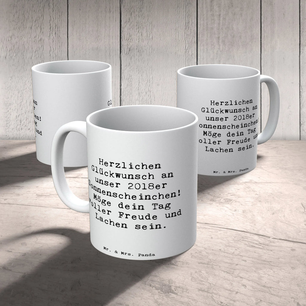 Tasse Spruch 2018 Geburtstag Sonnenscheinchen Tasse mit Zitaten, Teetasse, Geschenktasse, Keramiktasse, Porzellantasse, Kaffeetasse, Tasse, Bürotasse, Tasse mit Motiven, Geburtstag, Geburtstagsgeschenk, Geschenk