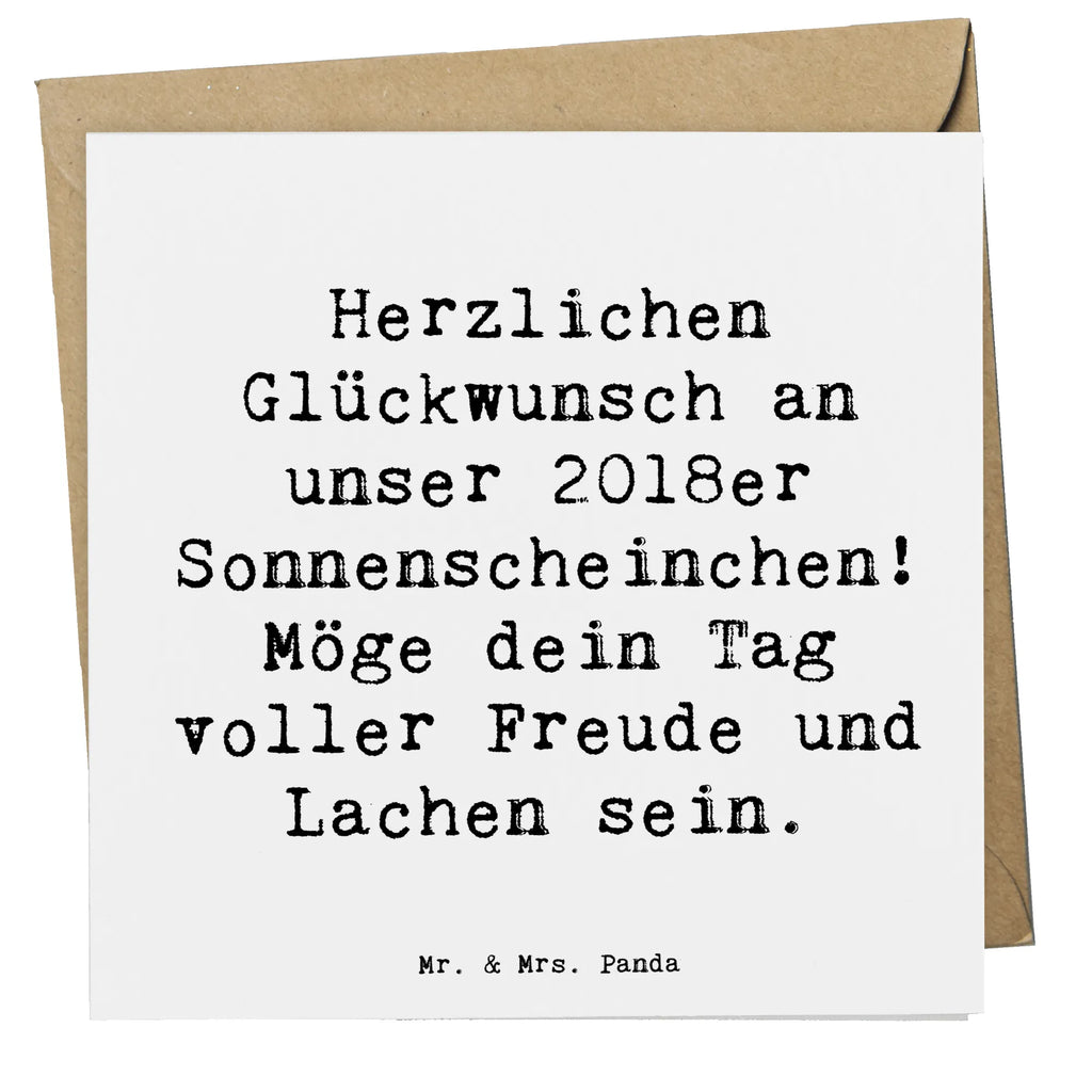 Deluxe Karte Spruch 2018 Geburtstag Sonnenscheinchen Karte, Grußkarte, Klappkarte, Einladungskarte, Glückwunschkarte, Hochzeitskarte, Geburtstagskarte, Hochwertige Grußkarte, Hochwertige Klappkarte, Geburtstag, Geburtstagsgeschenk, Geschenk
