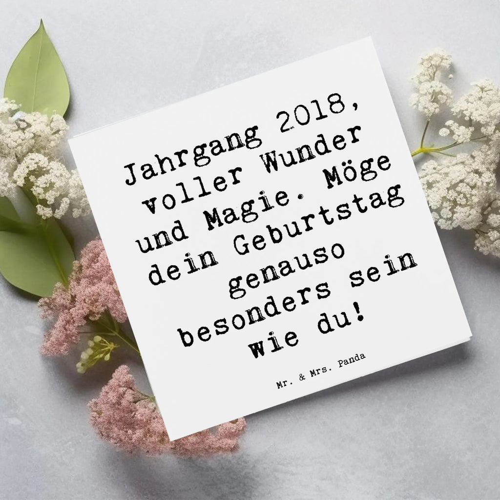 Deluxe Karte Spruch 2018 Geburtstag Karte, Grußkarte, Klappkarte, Einladungskarte, Glückwunschkarte, Hochzeitskarte, Geburtstagskarte, Hochwertige Grußkarte, Hochwertige Klappkarte, Geburtstag, Geburtstagsgeschenk, Geschenk