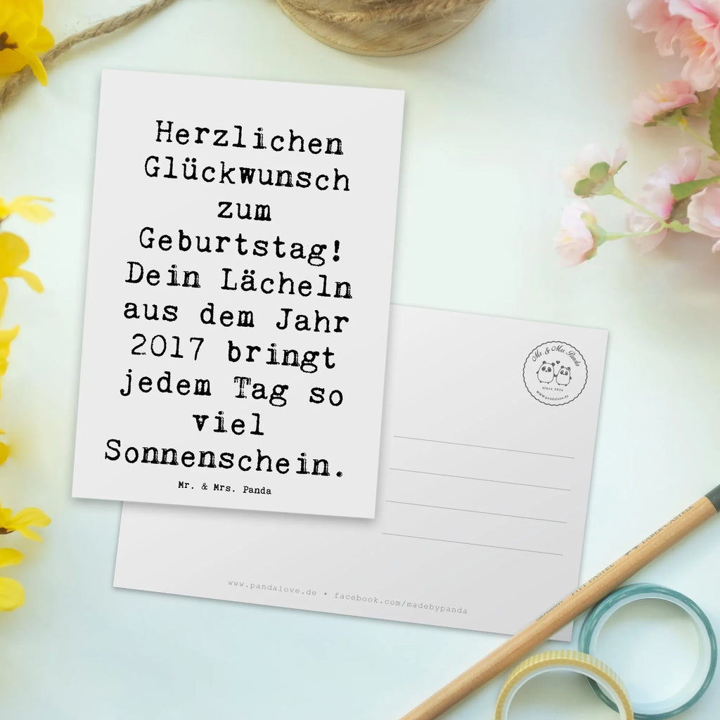 Postkarte Spruch 2017 Geburtstag Lächeln Einladung, Karte, Geschenkkarte, Einladungskarte, Ansichtskarten, Postkarte, Dankeskarte, Einladung Geburtstag, Einladungskarten Geburtstag, Ansichtskarte, Grußkarte, Geburtstagskarte, Geburtstag, Geburtstagsgeschenk, Geschenk