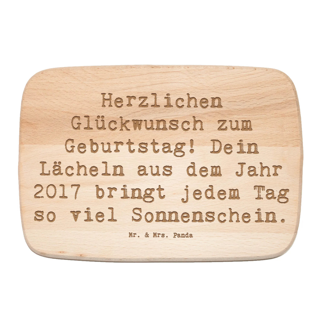 Holzbrett Spruch 2017 Geburtstag Lächeln Frühstücksbrett, Schneidebrett, Schneidebrett Holz, Frühstücksbrettchen, Küchenbrett, Holzbrett, Geburtstag, Geburtstagsgeschenk, Geschenk