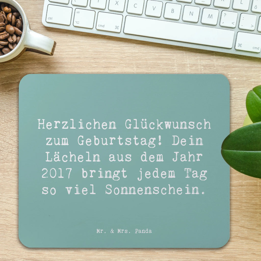 Mauspad Spruch 2017 Geburtstag Lächeln Arbeitszimmer, Mousepad, Mausunterlage, Computer zubehör, Büroausstattung, Einzigartiges Mauspad, PC Zubehör, Mauspad Büro, Mauspad, Designer Mauspad, Geburtstag, Geburtstagsgeschenk, Geschenk