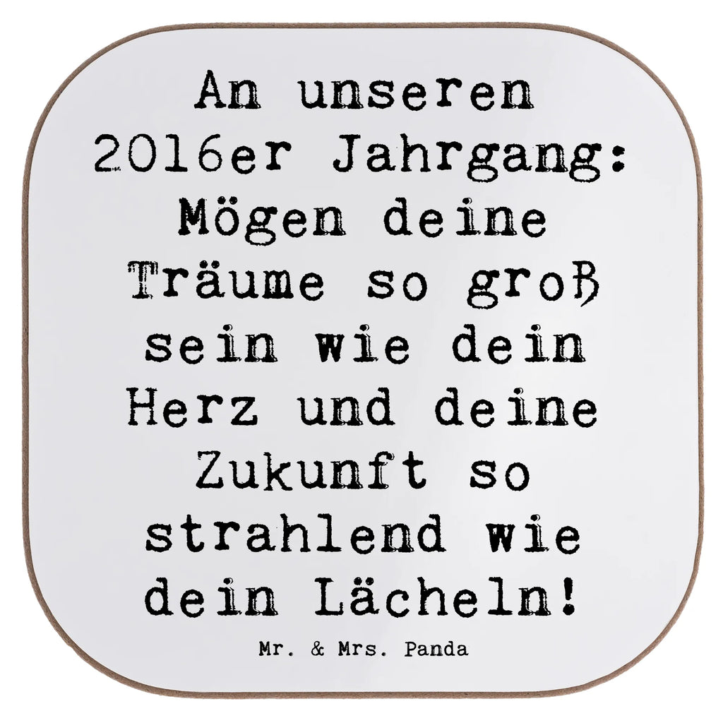 Square coaster Saying An unseren 2016er Jahrgang: Mögen deine Träume so groß sein wie dein Herz und deine Zukunft so strahlend wie dein Lächeln! Untersetzer für Gläser, Untersetzer, Holzuntersetzer, Untersetzer aus Holz, Bierdeckel, Korkuntersetzer, Tassen Untersetzer, Untersetzer Design, Untersetzer Gläser, Glasuntersetzer, Getränkeuntersetzer, Untersetzer Holz, Geburtstag, Geburtstagsgeschenk, Geschenk