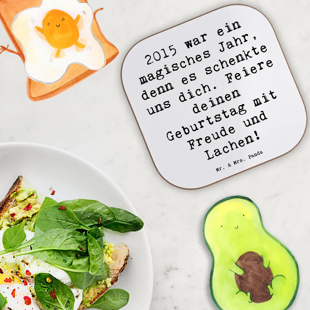 Square coaster Saying 2015 war ein magisches Jahr, denn es schenkte uns dich. Feiere deinen Geburtstag mit Freude und Lachen! Untersetzer für Gläser, Glasuntersetzer, Untersetzer, Bierdeckel, Untersetzer Holz, Tassen Untersetzer, Untersetzer Gläser, Holzuntersetzer, Untersetzer aus Holz, Getränkeuntersetzer, Korkuntersetzer, Untersetzer Design, Geburtstag, Geburtstagsgeschenk, Geschenk