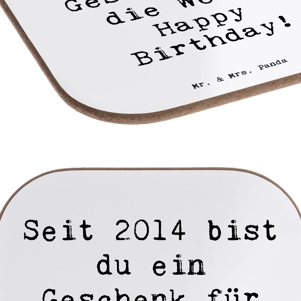 Square coaster Saying Seit 2014 bist du ein Geschenk für die Welt. Happy Birthday! Tassen Untersetzer, Untersetzer aus Holz, Untersetzer Holz, Getränkeuntersetzer, Untersetzer, Holzuntersetzer, Korkuntersetzer, Glasuntersetzer, Untersetzer Gläser, Untersetzer für Gläser, Untersetzer Design, Bierdeckel, Geburtstag, Geburtstagsgeschenk, Geschenk