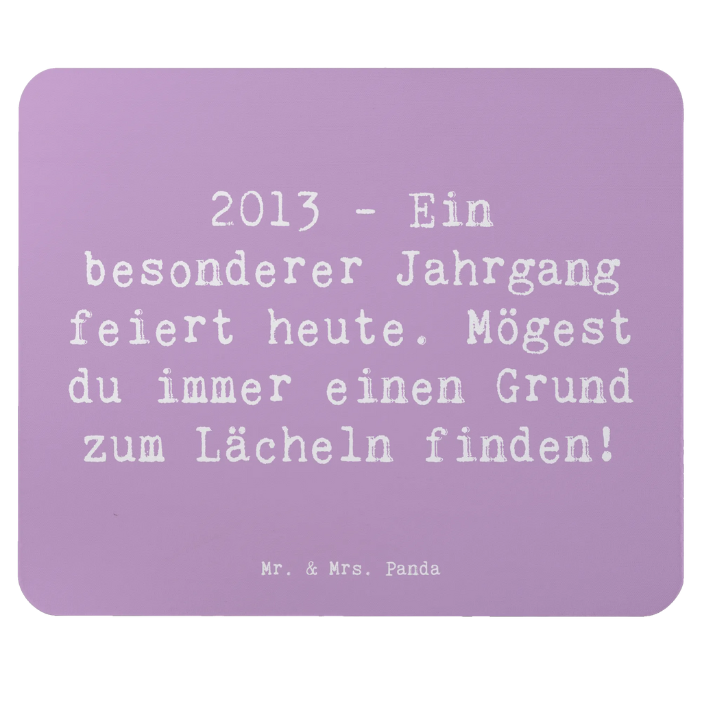 Mouse mat Saying 2013 - Ein besonderer Jahrgang feiert heute. Mögest du immer einen Grund zum Lächeln finden! Mauspad Büro, Arbeitszimmer, Computer zubehör, Mausunterlage, PC Zubehör, Designer Mauspad, Mauspad, Einzigartiges Mauspad, Büroausstattung, Mousepad, Geburtstag, Geburtstagsgeschenk, Geschenk