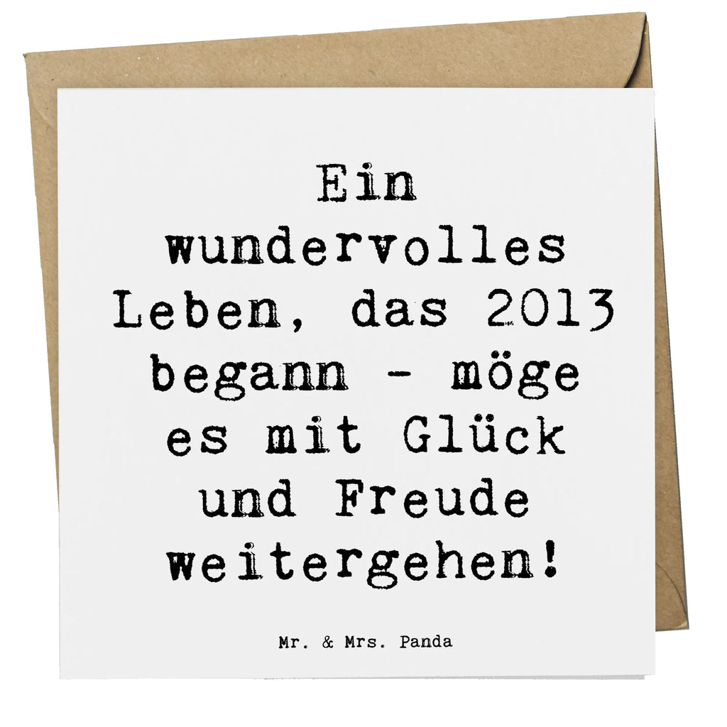 Deluxe Karte Spruch 2013 Geburtstag Wundervoll Karte, Grußkarte, Klappkarte, Einladungskarte, Glückwunschkarte, Hochzeitskarte, Geburtstagskarte, Hochwertige Grußkarte, Hochwertige Klappkarte, Geburtstag, Geburtstagsgeschenk, Geschenk
