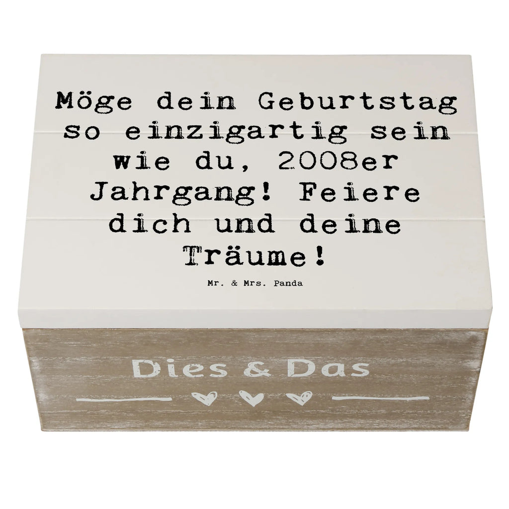 Holzkiste Spruch 2008 Geburtstag Einzigartig Erinnerungskiste, Kiste, Geschenkdose, Schatulle, Erinnerungsbox, Holzkiste, Schatzkiste, Aufbewahrungsbox, XXL, Geschenkbox, Truhe, Dekokiste, Geburtstag, Geburtstagsgeschenk, Geschenk