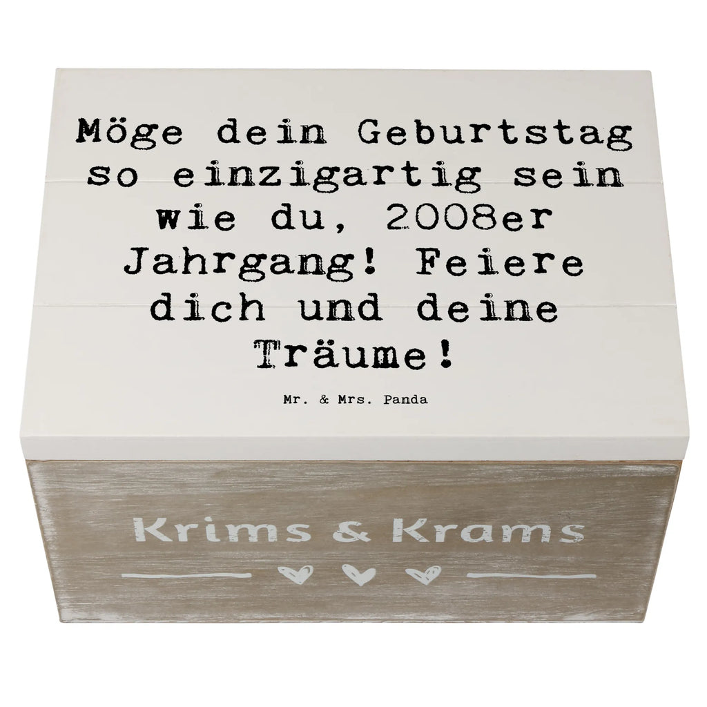 Holzkiste Spruch 2008 Geburtstag Einzigartig Erinnerungskiste, Kiste, Geschenkdose, Schatulle, Erinnerungsbox, Holzkiste, Schatzkiste, Aufbewahrungsbox, XXL, Geschenkbox, Truhe, Dekokiste, Geburtstag, Geburtstagsgeschenk, Geschenk