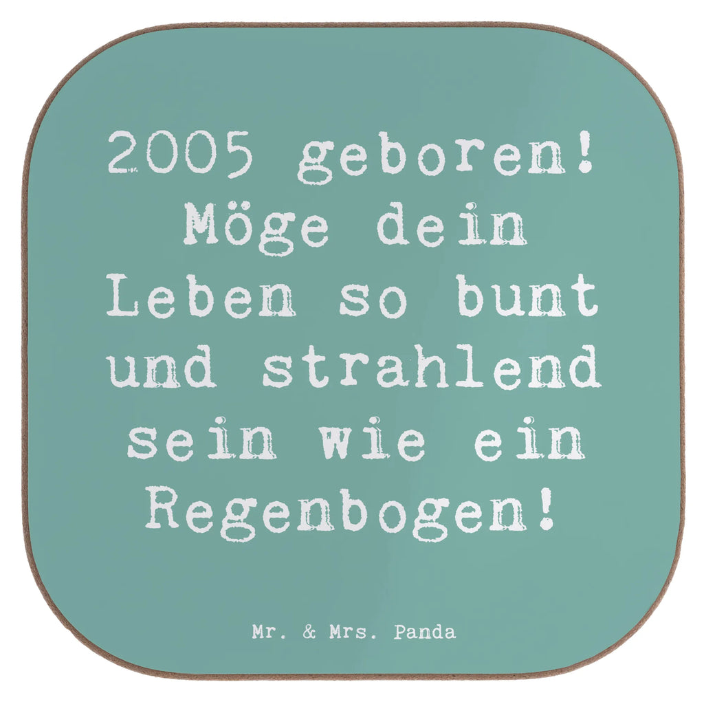 Podkładka Powiedzenie 2005 geboren! Möge dein Leben so bunt und strahlend sein wie ein Regenbogen! Untersetzer Design, Untersetzer Holz, Untersetzer Gläser, Korkuntersetzer, Tassen Untersetzer, Glasuntersetzer, Untersetzer für Gläser, Untersetzer aus Holz, Getränkeuntersetzer, Holzuntersetzer, Untersetzer, Bierdeckel, Geburtstag, Geburtstagsgeschenk, Geschenk