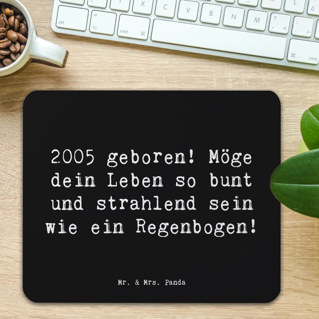 Mouse mat Saying 2005 geboren! Möge dein Leben so bunt und strahlend sein wie ein Regenbogen! Mauspad Büro, Arbeitszimmer, Designer Mauspad, PC Zubehör, Computer zubehör, Einzigartiges Mauspad, Büroausstattung, Mausunterlage, Mousepad, Mauspad, Geburtstag, Geburtstagsgeschenk, Geschenk