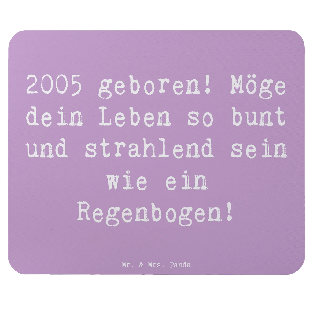 Mouse mat Saying 2005 geboren! Möge dein Leben so bunt und strahlend sein wie ein Regenbogen! Mauspad Büro, Arbeitszimmer, Designer Mauspad, PC Zubehör, Computer zubehör, Einzigartiges Mauspad, Büroausstattung, Mausunterlage, Mousepad, Mauspad, Geburtstag, Geburtstagsgeschenk, Geschenk