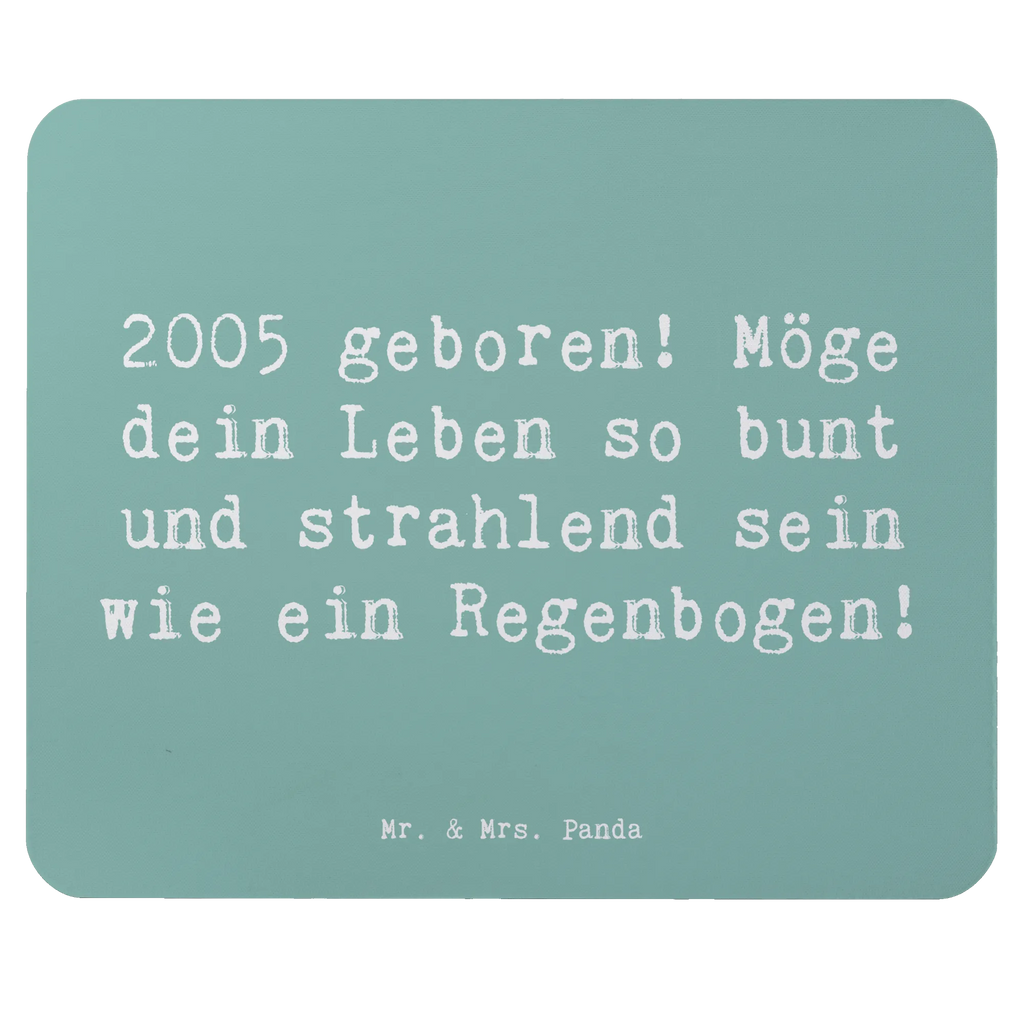 Mouse mat Saying 2005 geboren! Möge dein Leben so bunt und strahlend sein wie ein Regenbogen! Mauspad Büro, Arbeitszimmer, Designer Mauspad, PC Zubehör, Computer zubehör, Einzigartiges Mauspad, Büroausstattung, Mausunterlage, Mousepad, Mauspad, Geburtstag, Geburtstagsgeschenk, Geschenk