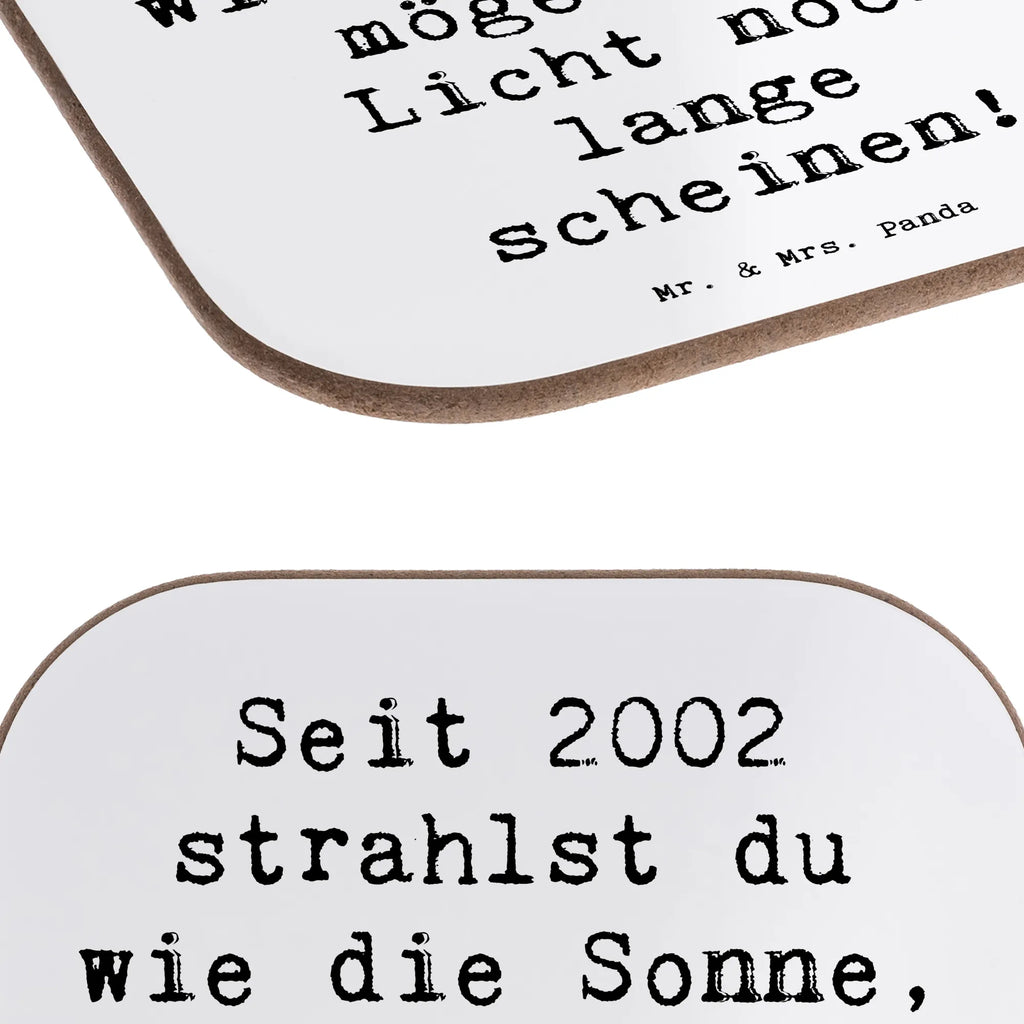 Square coaster Saying Seit 2002 strahlst du wie die Sonne, möge dein Licht noch lange scheinen! Glasuntersetzer, Bierdeckel, Korkuntersetzer, Getränkeuntersetzer, Untersetzer für Gläser, Untersetzer aus Holz, Holzuntersetzer, Tassen Untersetzer, Untersetzer, Untersetzer Holz, Untersetzer Design, Untersetzer Gläser, Geburtstag, Geburtstagsgeschenk, Geschenk