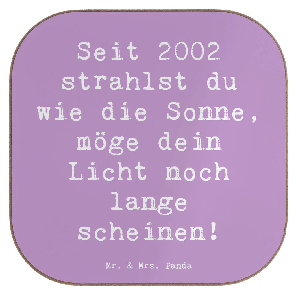 Square coaster Saying Seit 2002 strahlst du wie die Sonne, möge dein Licht noch lange scheinen! Glasuntersetzer, Bierdeckel, Korkuntersetzer, Getränkeuntersetzer, Untersetzer für Gläser, Untersetzer aus Holz, Holzuntersetzer, Tassen Untersetzer, Untersetzer, Untersetzer Holz, Untersetzer Design, Untersetzer Gläser, Geburtstag, Geburtstagsgeschenk, Geschenk