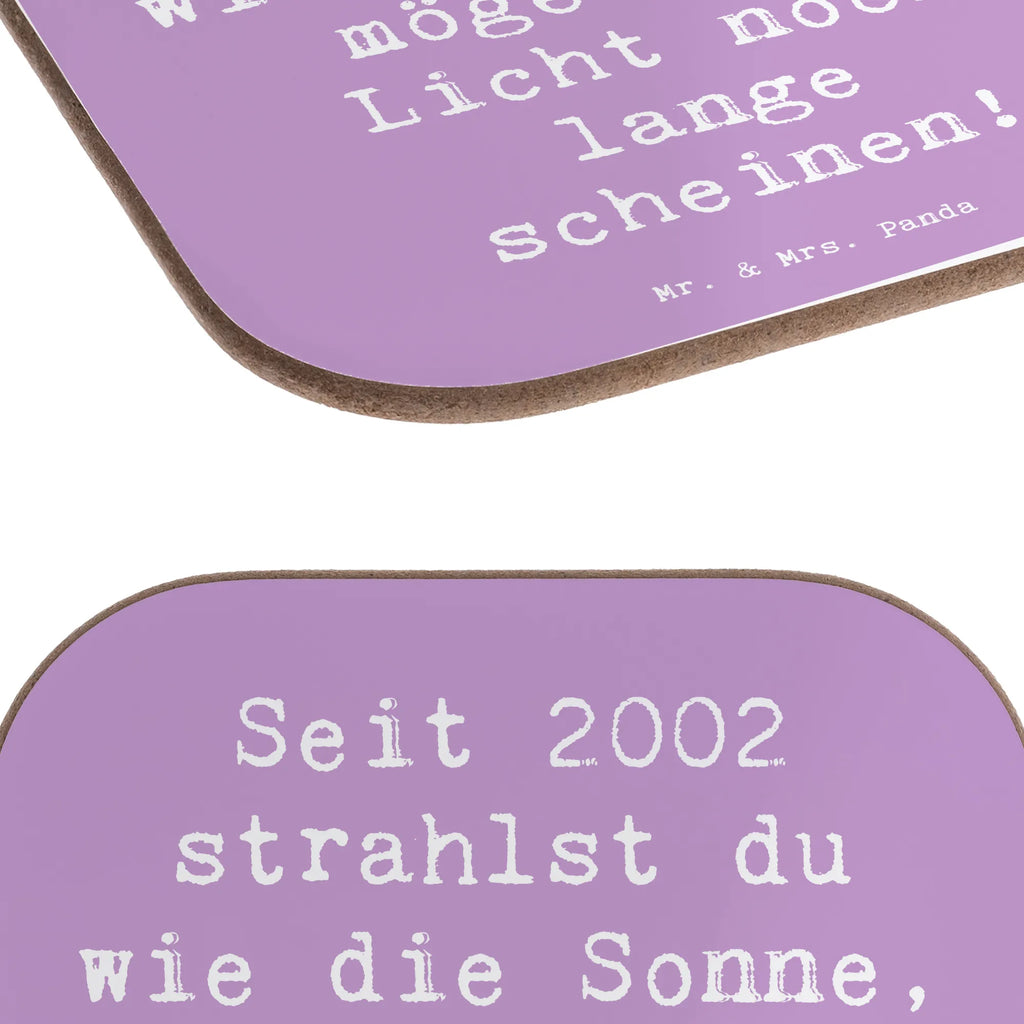 Square coaster Saying Seit 2002 strahlst du wie die Sonne, möge dein Licht noch lange scheinen! Glasuntersetzer, Bierdeckel, Korkuntersetzer, Getränkeuntersetzer, Untersetzer für Gläser, Untersetzer aus Holz, Holzuntersetzer, Tassen Untersetzer, Untersetzer, Untersetzer Holz, Untersetzer Design, Untersetzer Gläser, Geburtstag, Geburtstagsgeschenk, Geschenk