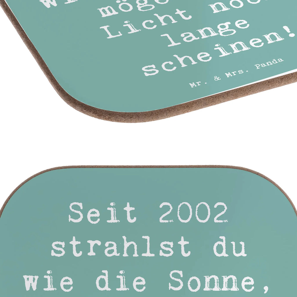 Square coaster Saying Seit 2002 strahlst du wie die Sonne, möge dein Licht noch lange scheinen! Glasuntersetzer, Bierdeckel, Korkuntersetzer, Getränkeuntersetzer, Untersetzer für Gläser, Untersetzer aus Holz, Holzuntersetzer, Tassen Untersetzer, Untersetzer, Untersetzer Holz, Untersetzer Design, Untersetzer Gläser, Geburtstag, Geburtstagsgeschenk, Geschenk