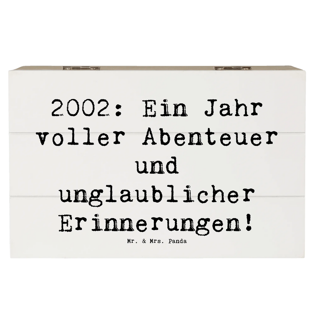 Holzkiste Spruch 2002 Geburtstag Abenteuer Kiste, Aufbewahrungsbox, Erinnerungskiste, Dekokiste, Erinnerungsbox, Geschenkdose, Schatzkiste, Geschenkbox, Holzkiste, Truhe, Schatulle, XXL, Geburtstag, Geburtstagsgeschenk, Geschenk